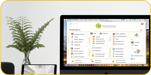 Programas de gestion de empresaas para Mac y Appel. Facturacion Ingresos Gastos, gestion de Stock