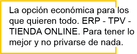 Sig Pyme Plus tienda online y Tpv todo en uno para el comercio local